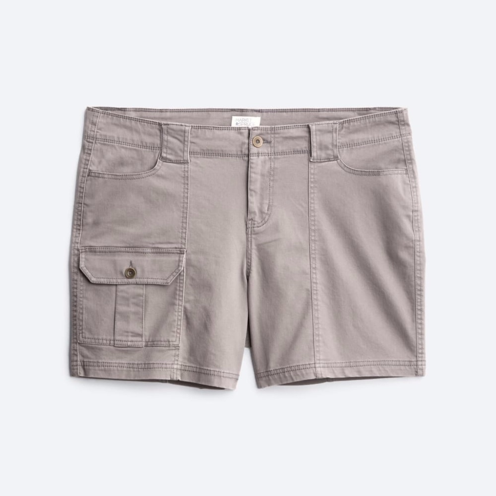 Grey Cargo Short